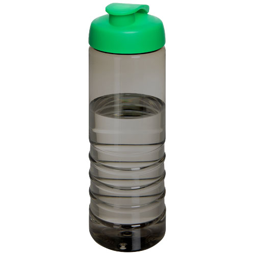 Bouteille sport personnalisable 750 ml Ocean Plastic H2O Active® Charbon et Vert